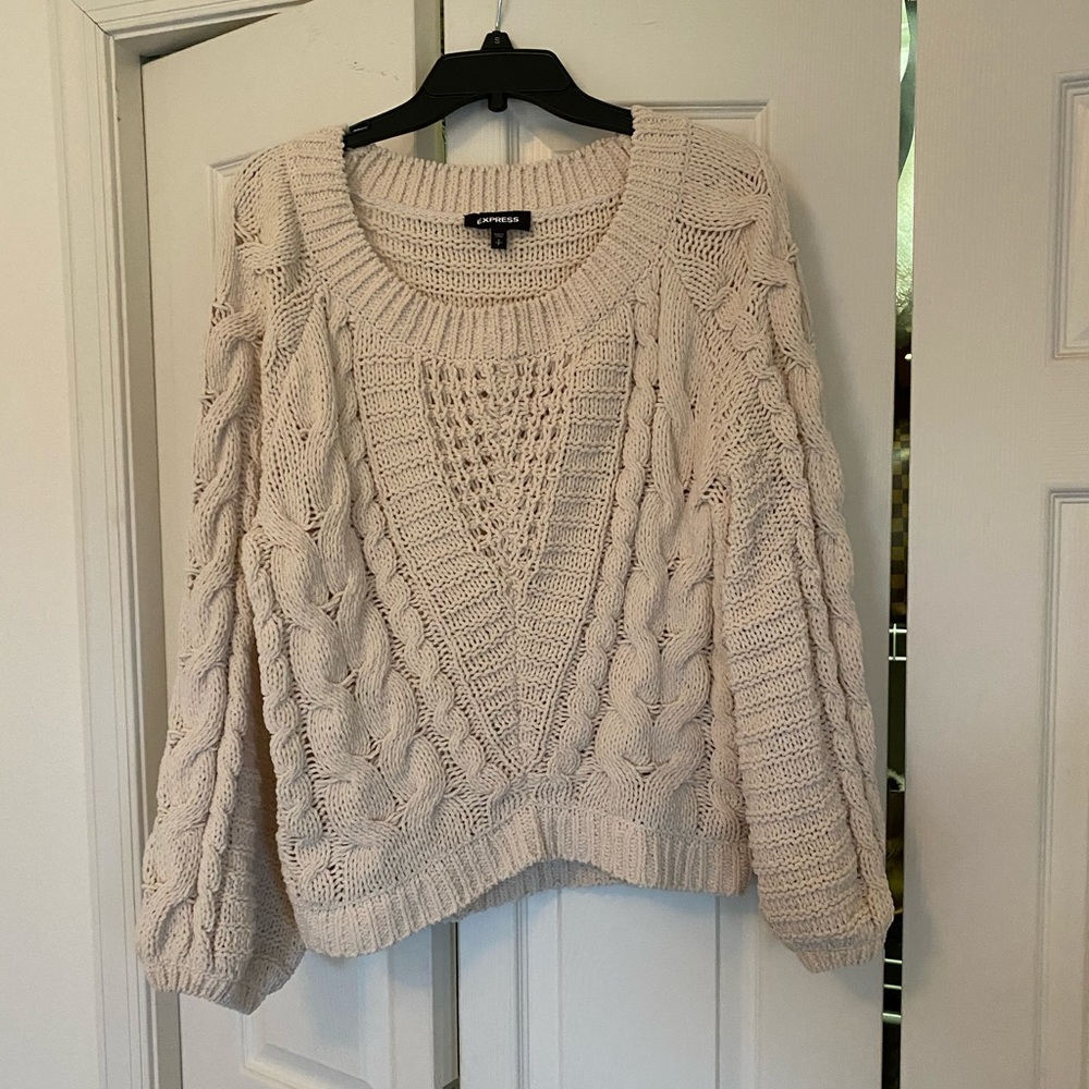 Express bell sleeve sweater